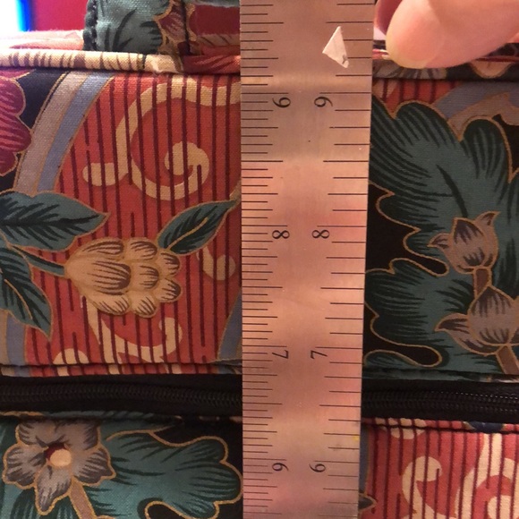 Totes - XL - Floral - Cosmetic Bag 12.5 x 9.25 x 3.5 inch - Picture 8 of 8